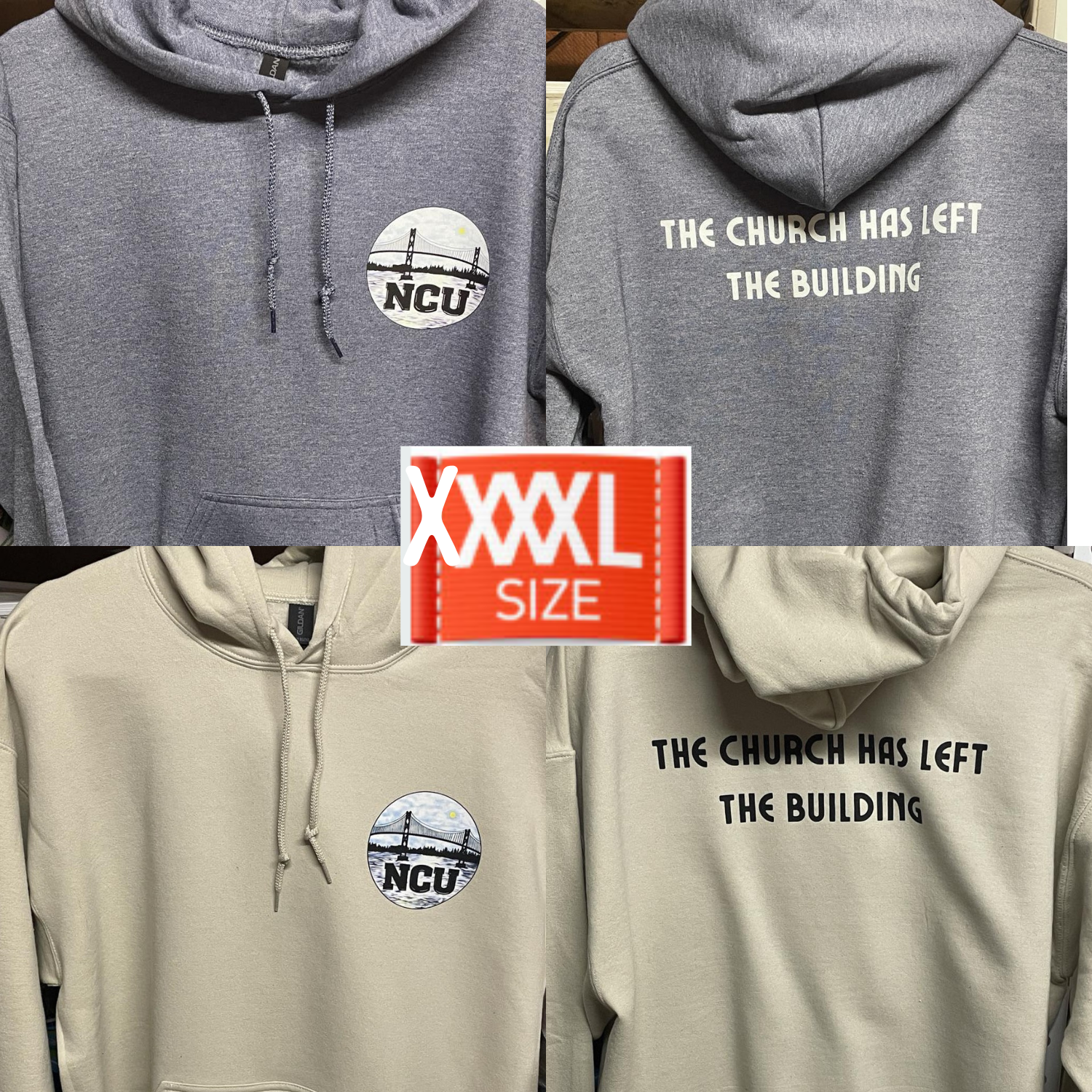 NCU Logo Hoodie Size 4XL